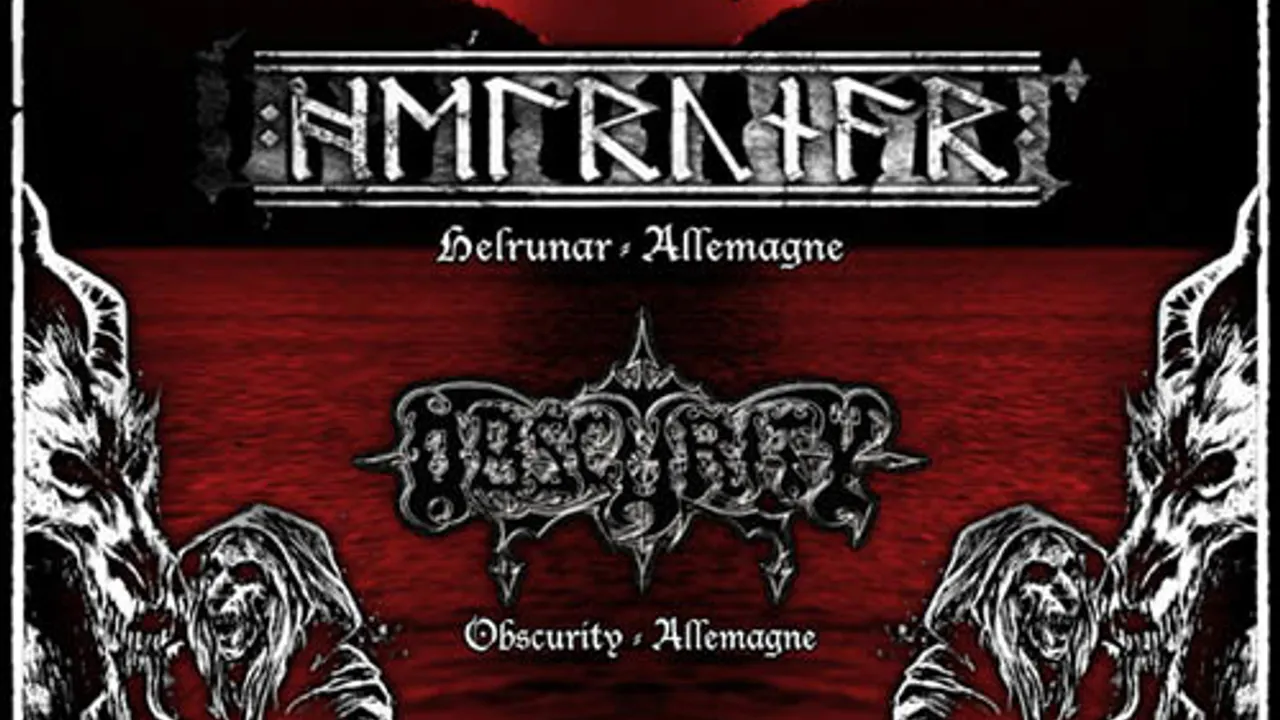 Kampfar + Helrunar + Obscurity + Velnias