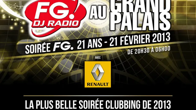 Soirée Radio FG - FG au Grand Palais