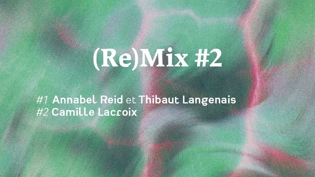 (Re)Mix #2 ~ Annabel Reid et Thibaut Langenais | Camille Lacroix