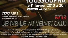 Velvet Club Live Band Invite Youssoupha