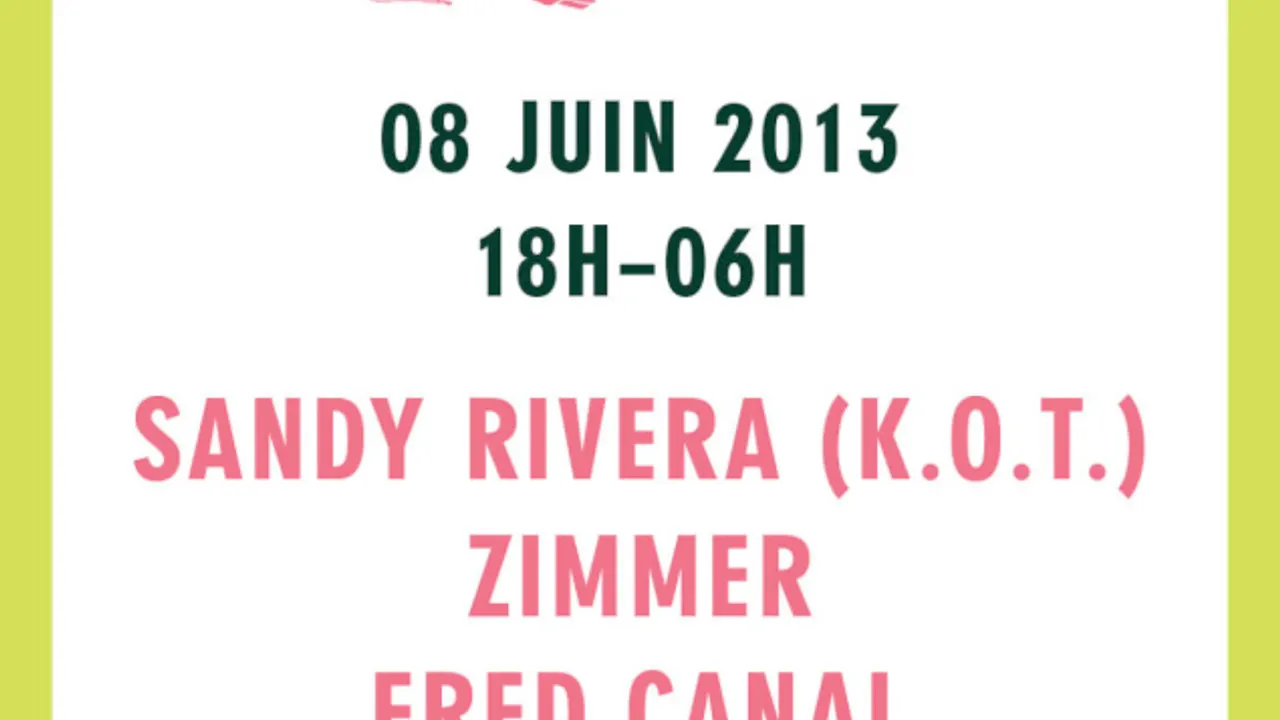 Nouveau Disco avec Sandy Rivera, Zimmer, Fred Canal, Himan