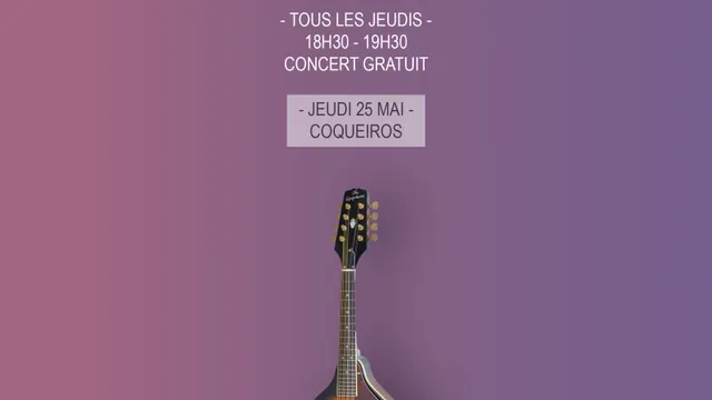 COQUEIROS EN CONCERT GRATUIT ! (OpeningStage)