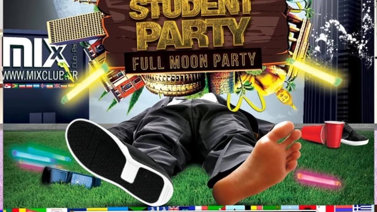 INTERNATIONAL STUDENT PARTY : Full Moon party