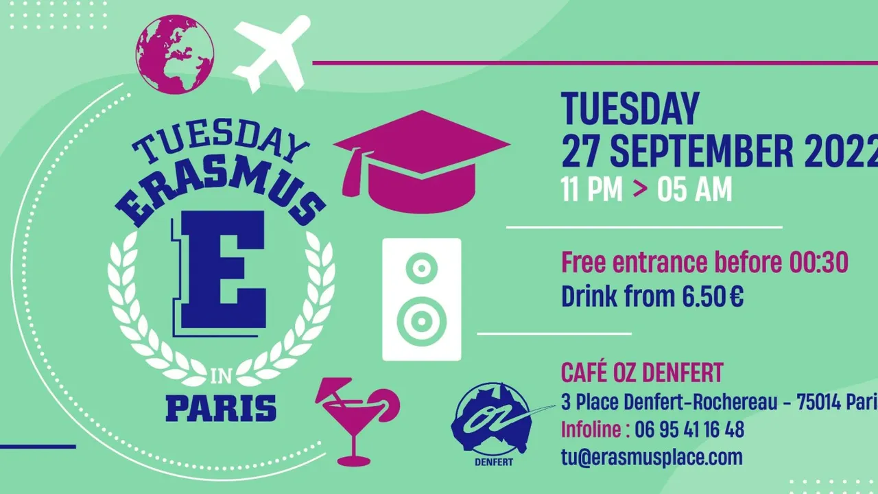 TUESDAY ERASMUS IN PARIS