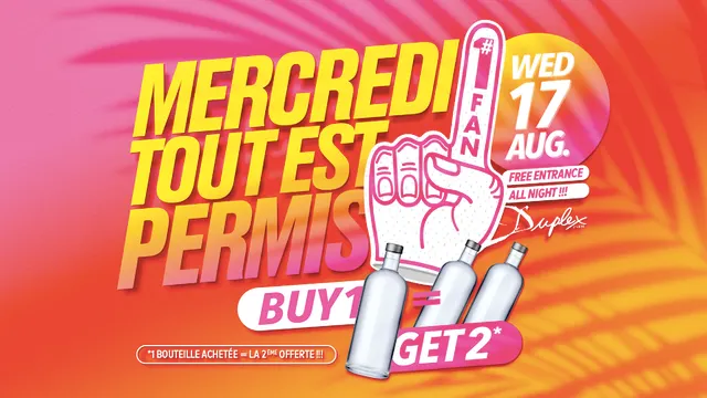 MERCREDI TOUT EST PERMIS !