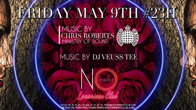 Special Crazy Friday with Chris Roberts DJ from Ministry of Sound London & Veuss Tee DJ