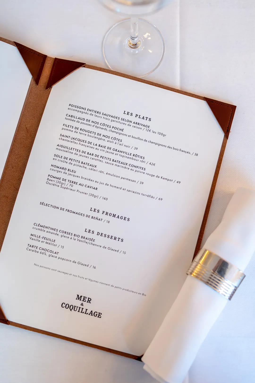 Mer et Coquillage Restaurant Paris