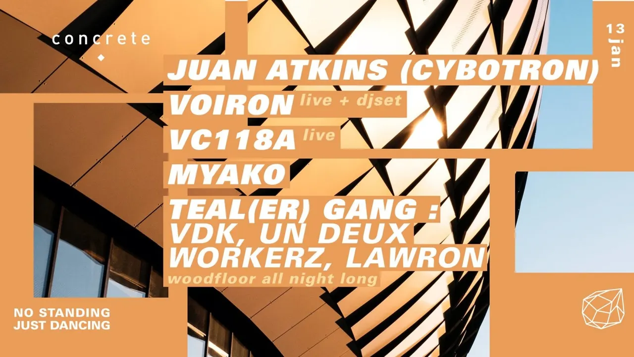 Concrete: Juan Atkins (Cybotron) / Voiron / Vc118a / Myako