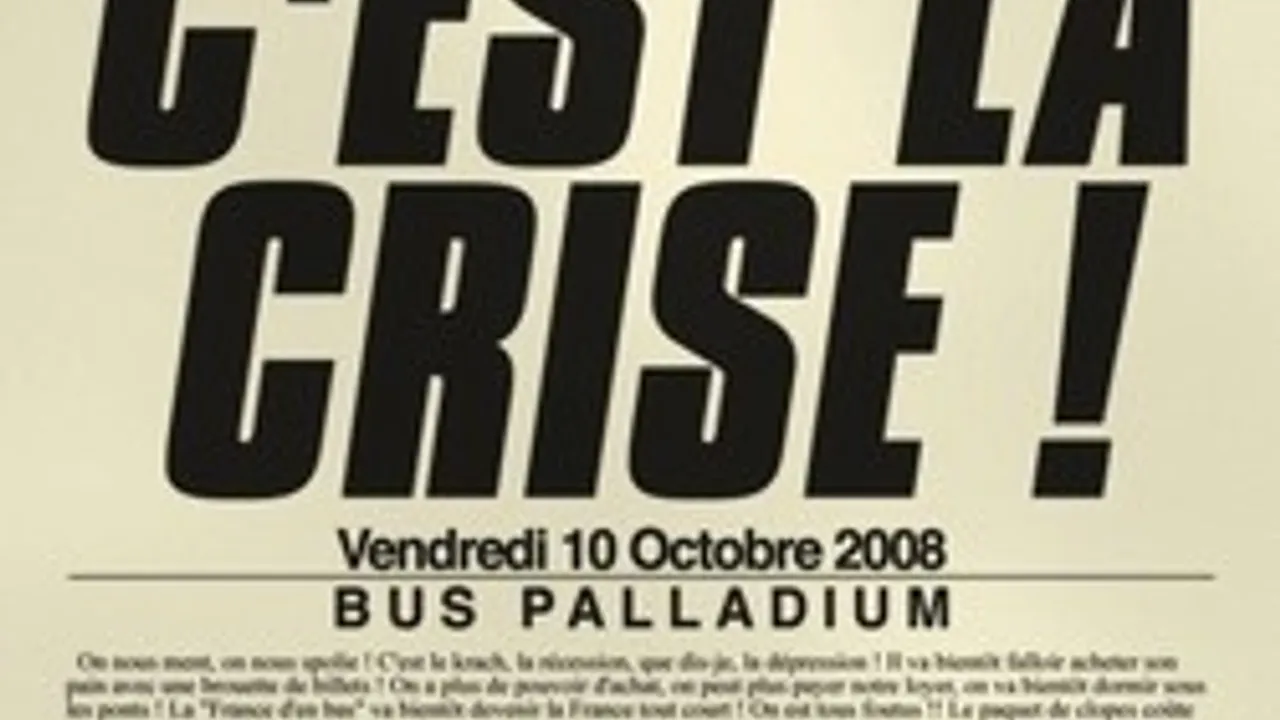 C'est LA CRISE !