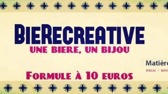 BieRecreative: une bière, un bijou