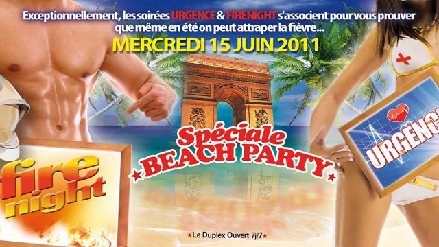 URGENCE ET FIRENIGHT spéciale BEACH PARTY