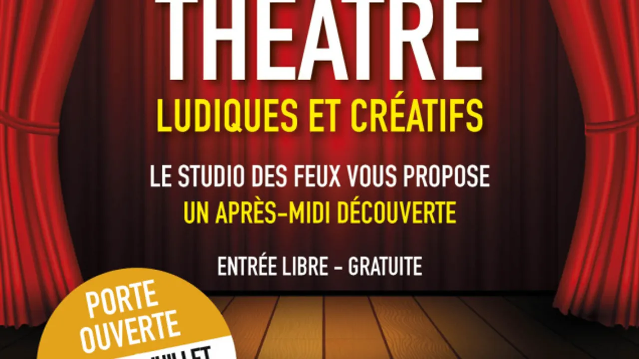 Stages et cours ouvert de théâtre : après midi découverte au Feux de La Rampe