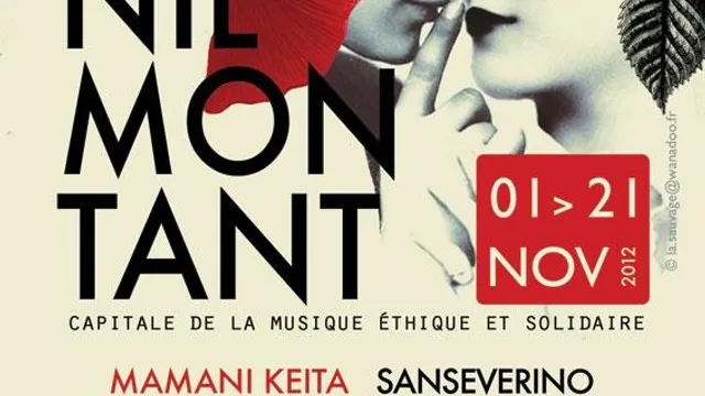 Mamani Keita et Dupain au festival de Ménilmontant