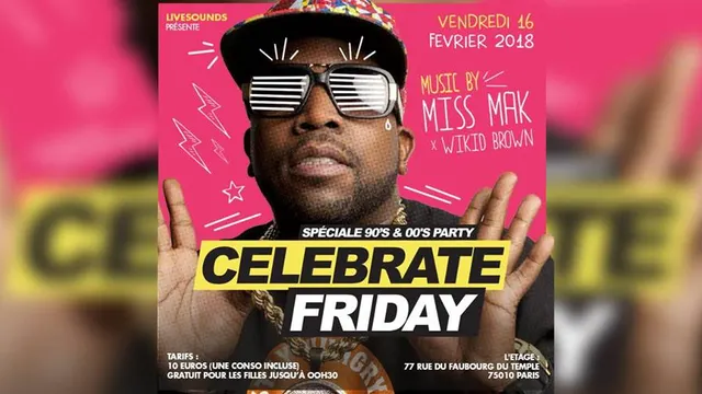 Celebrate Friday 90s & 00s party