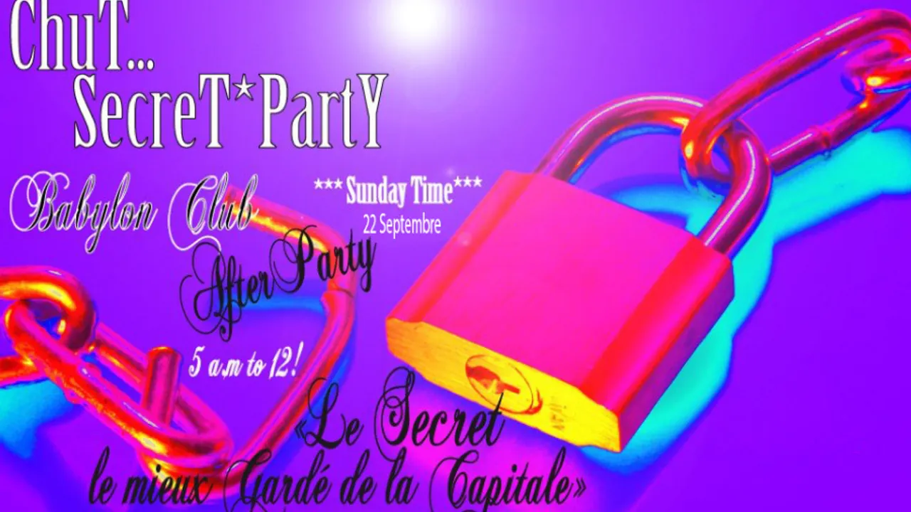 Chut ... Secret Party