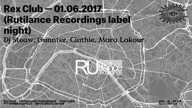 RUTILANCE w/ DJ Steaw, Gunnter, Cinthie, Mara Lakour