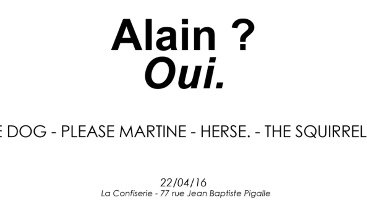 Alain? Oui. #2