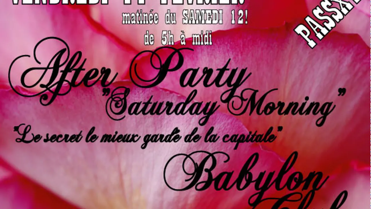 After"Saturday Morning Pink"