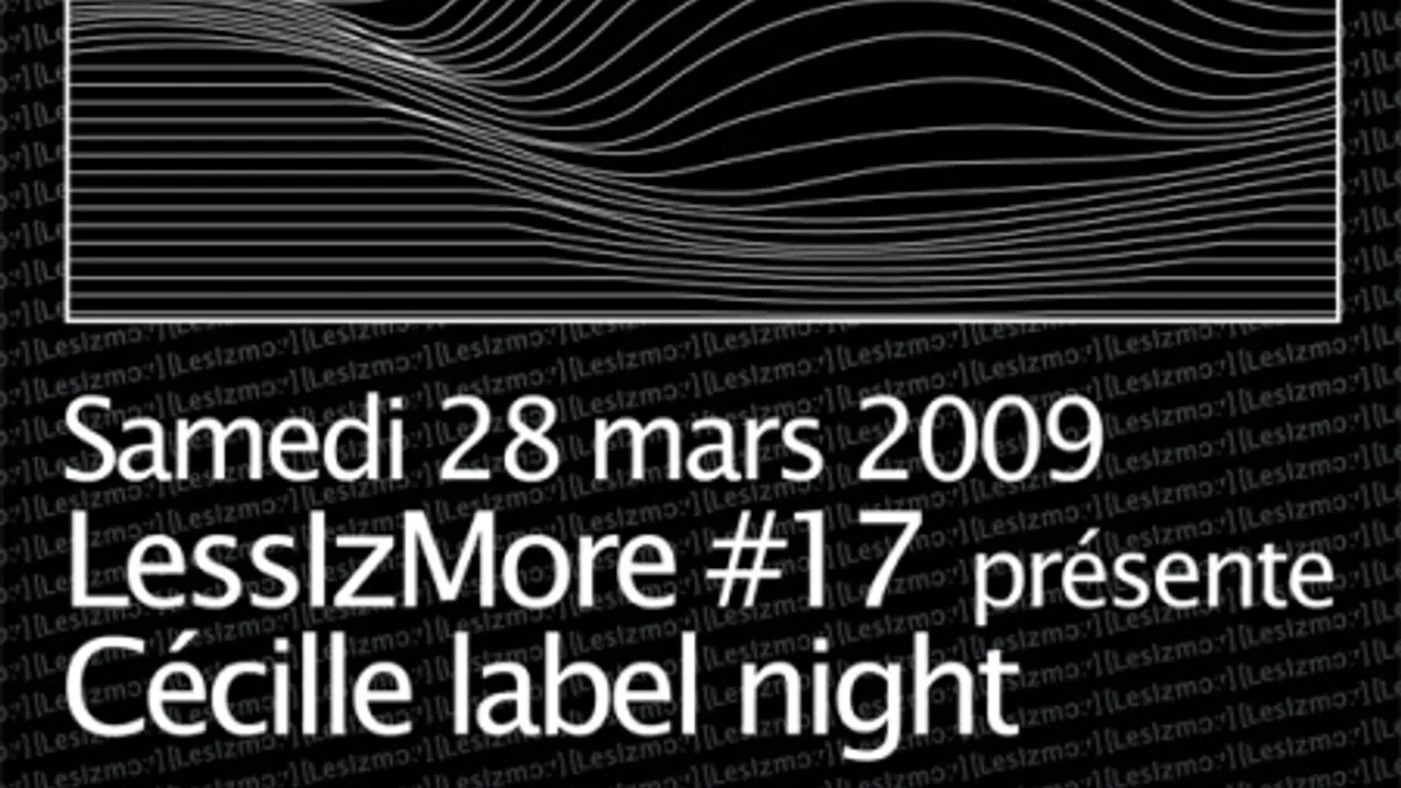 LESSIZMORE invite CECILLE RECORDS