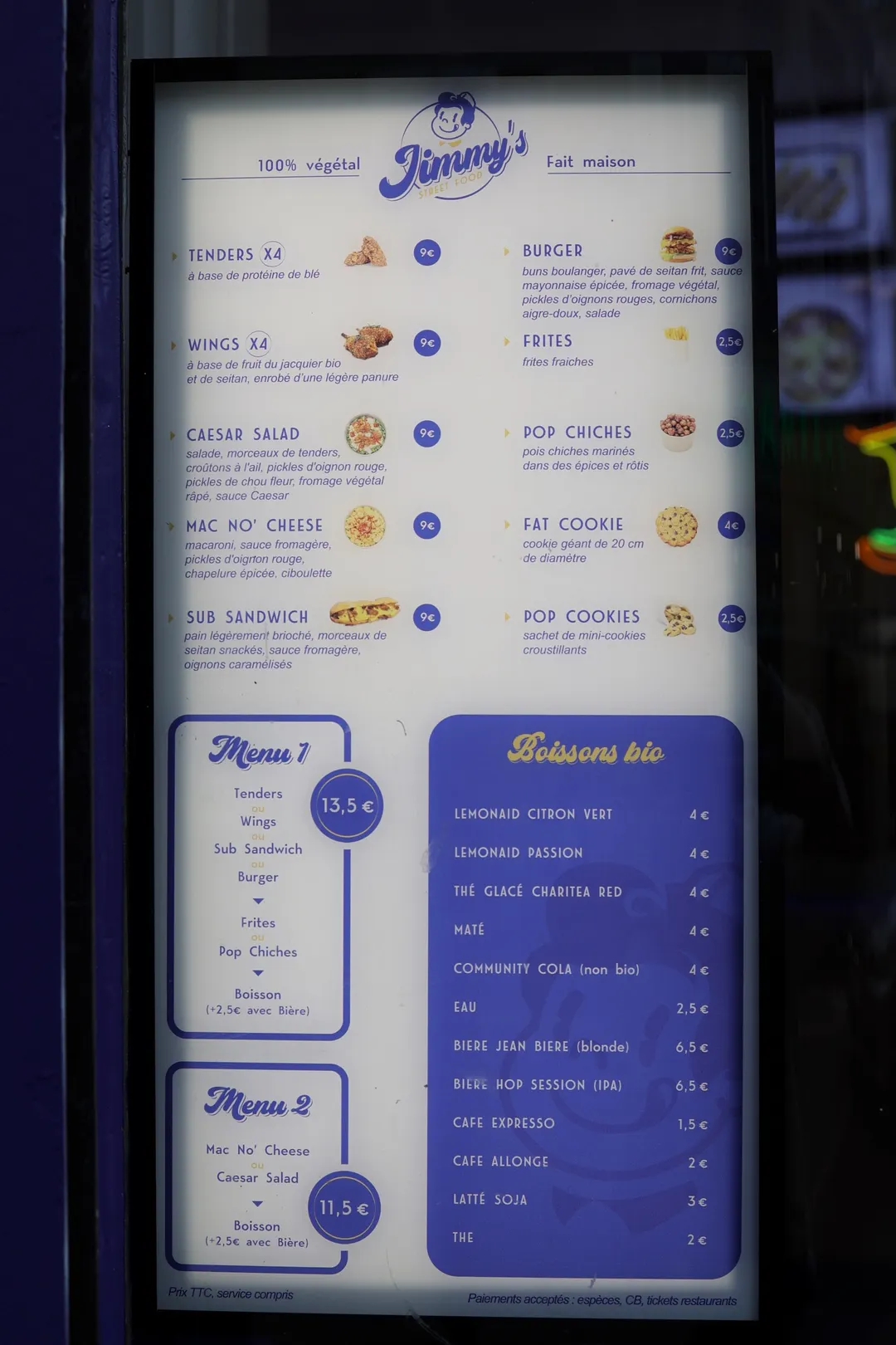 Jimmy's Street Food Restaurant Paris