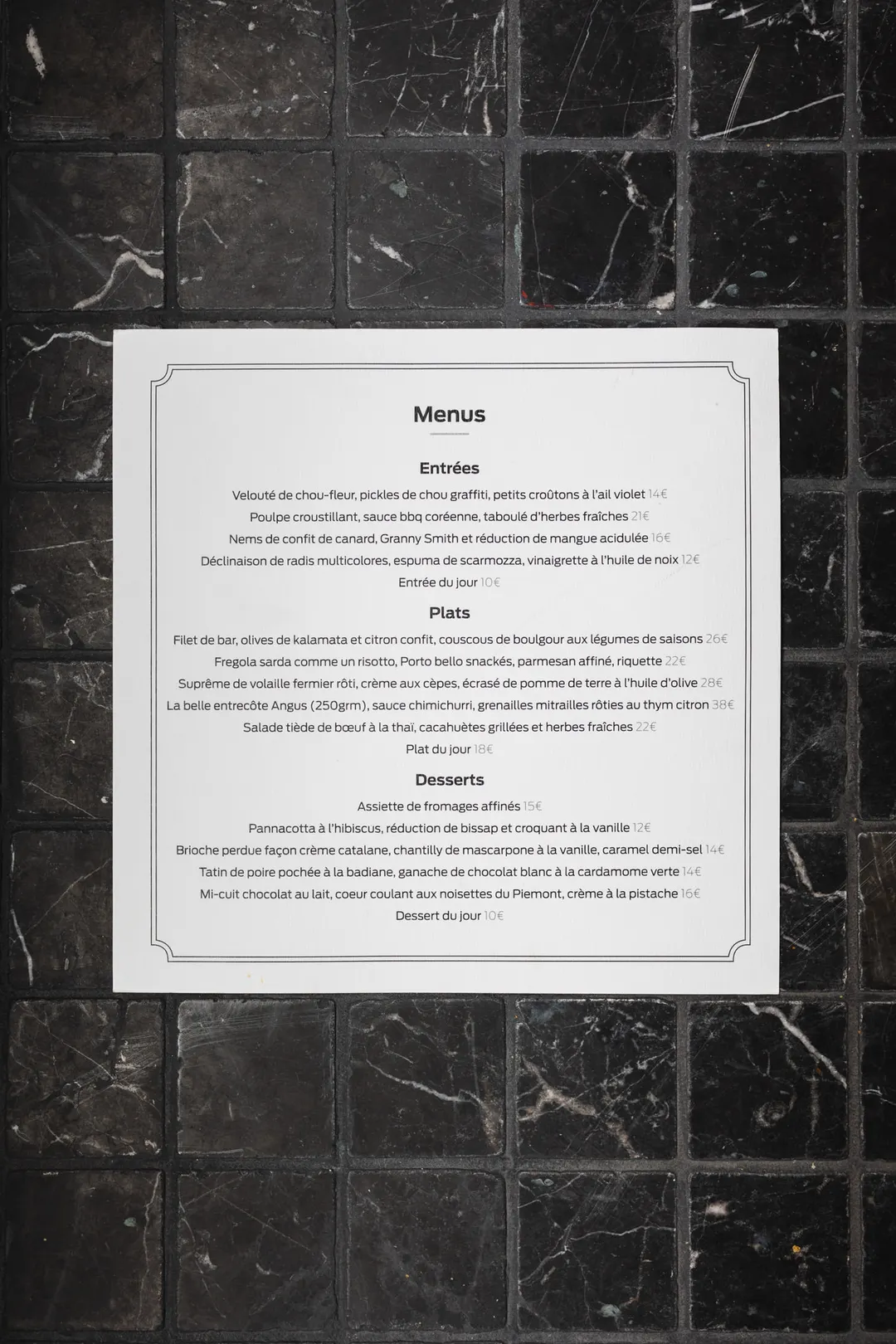 Ouistiti Restaurant Bar Paris