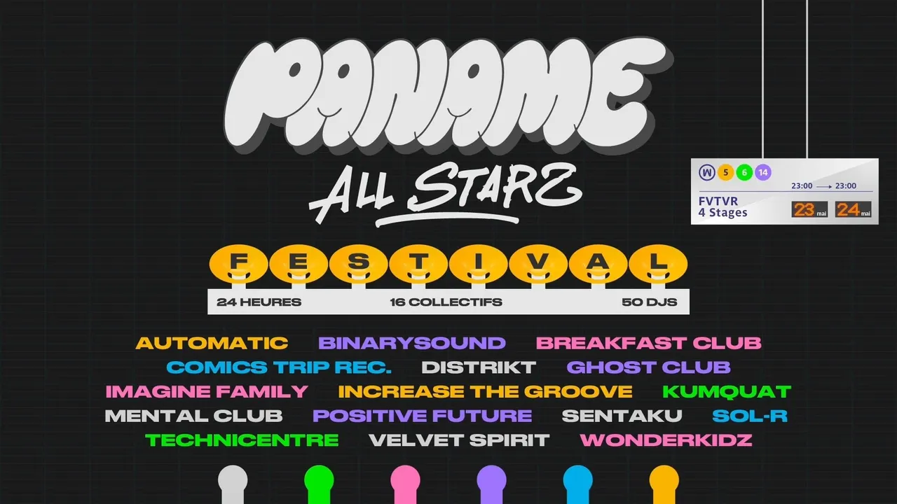 Paname All Starz Festival : 24h, 16 Collectifs