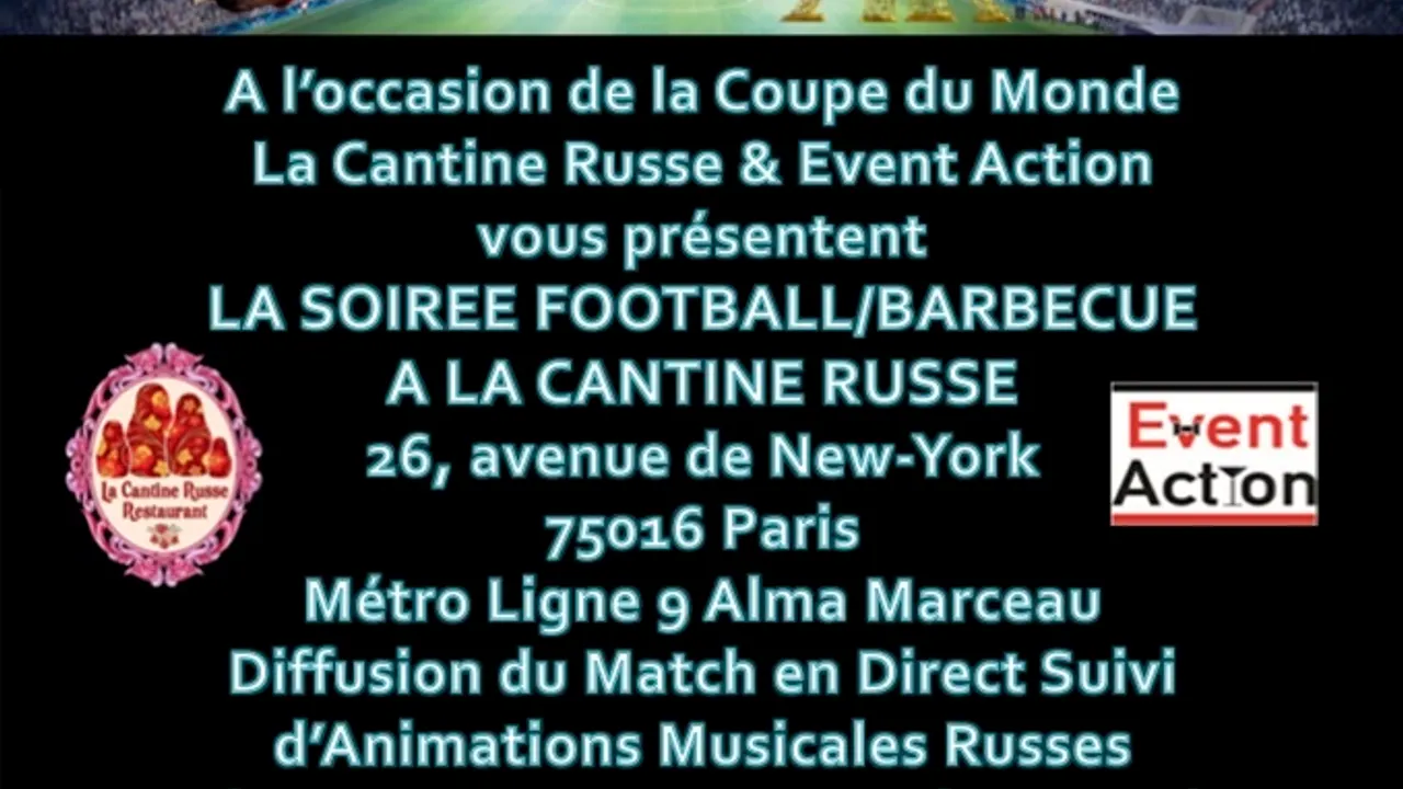 Soirée Football Barbecue