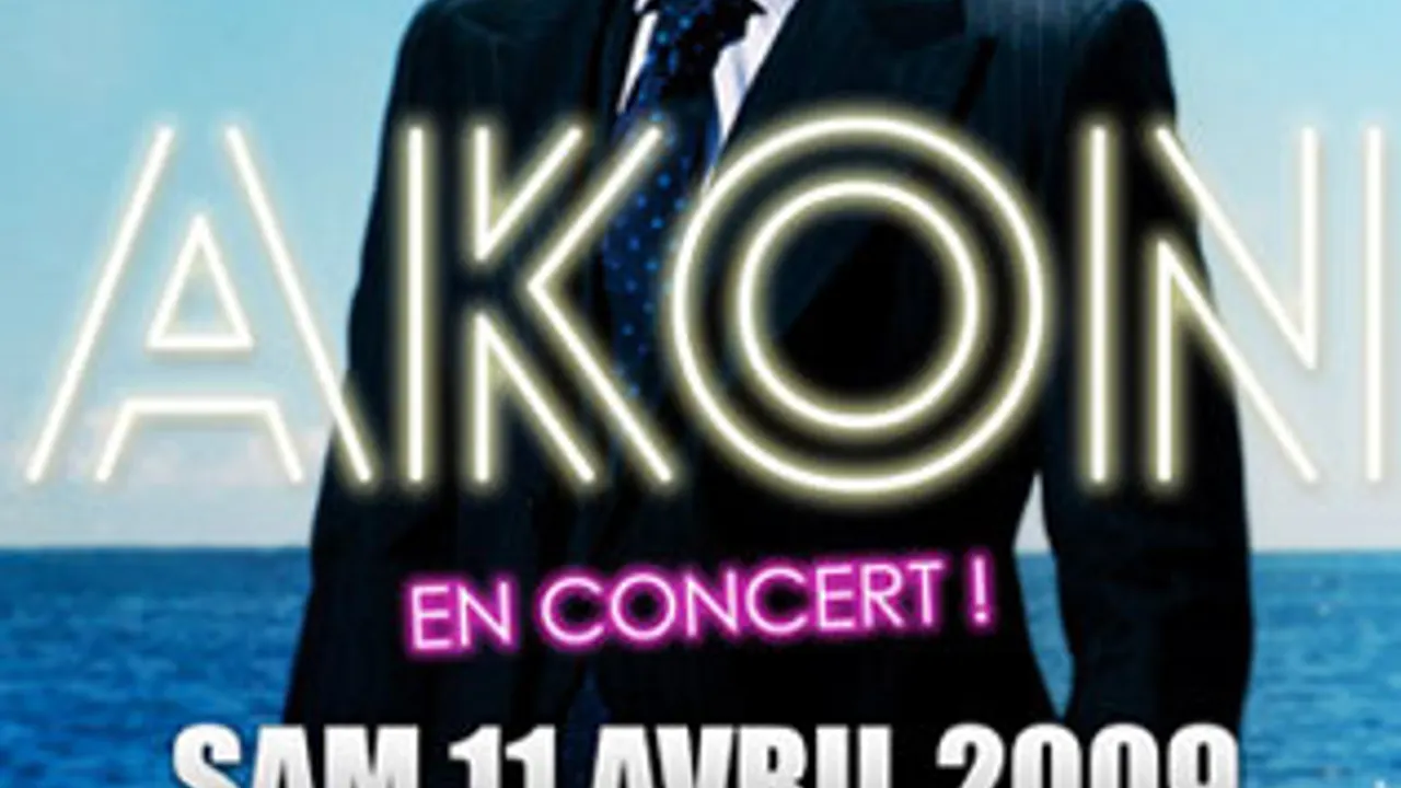 Akon Concert à Bercy (Date UNIQUE En France)