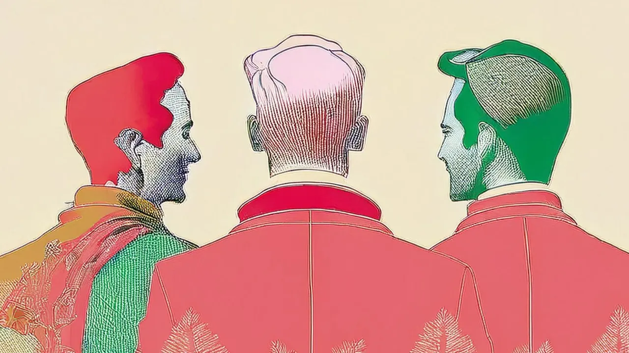 TROIS HOMMES S/SEINE