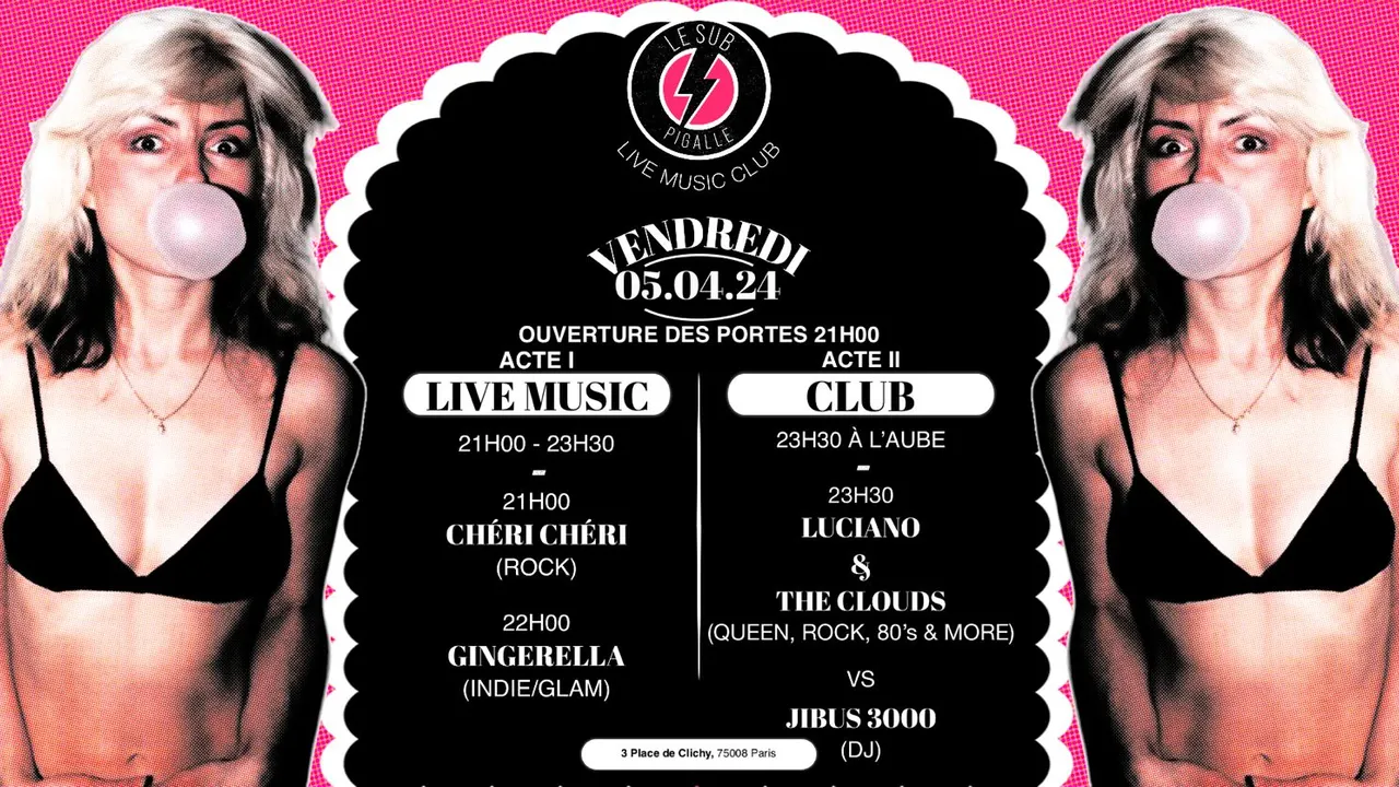 Gingerella, Chéri Chéri & Luciano and the clouds