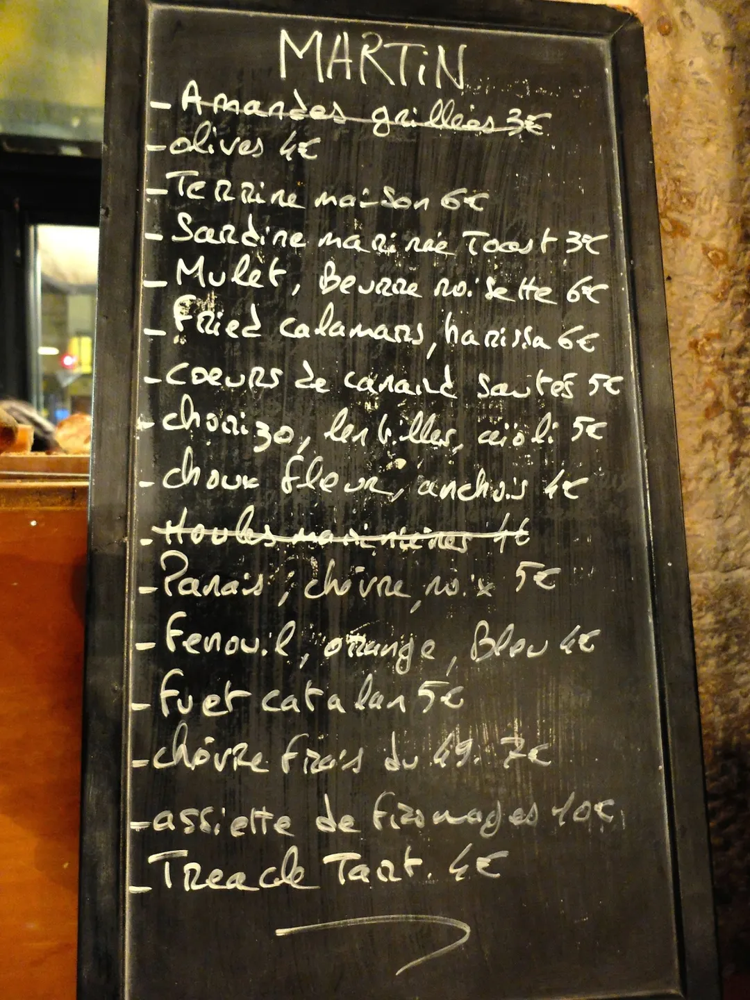 Martin Restaurant Bar Paris