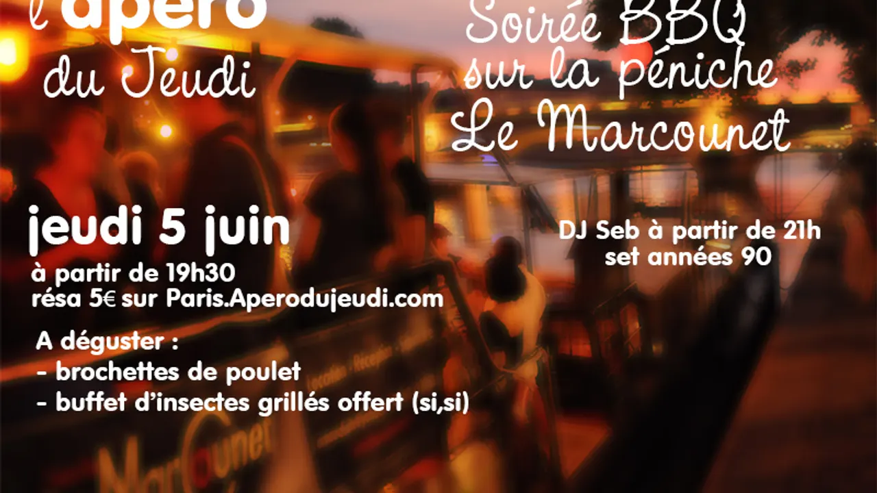 L'apéro du Jeudi Soirée Barbecue