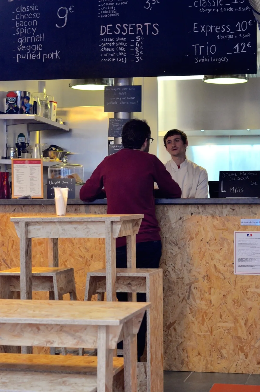 Garnett Burger Restaurant Paris