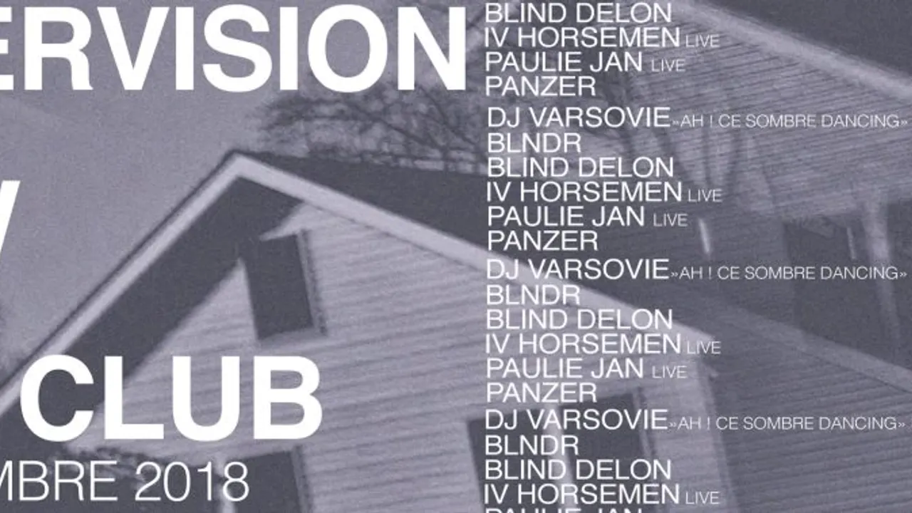 Intervision X Raw: Blind Delon, IV Horseman Live, Paulie JAN Live, Panzer, DJ Varsovie, BLNDR