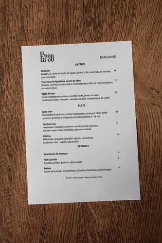 Erso Restaurant Paris