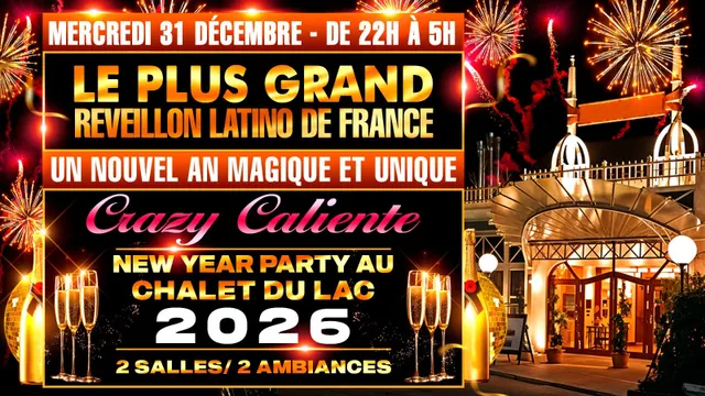 LE PLUS GRAND REVEILLON LATINO DE FRANCE ( 2 SALLES & 2 AMBIANCES )
