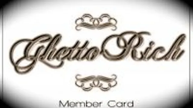 Ghetto Rich