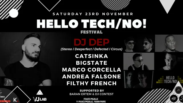Hello Tech/No! - Festival "Non Stop 12 Hours" (Paris - Fr)