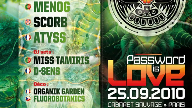 PASSWORD IS LOVE 2010 - Cabaret Sauva