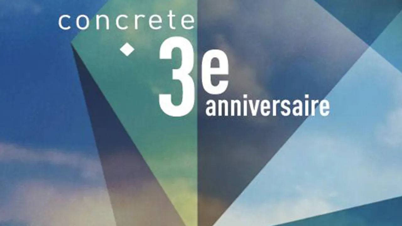 Concrete 3 Years Anniversary