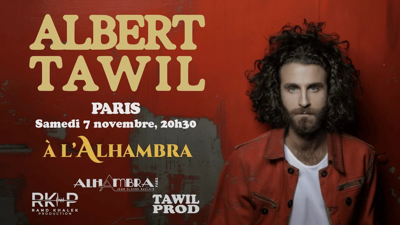 Albert Tawil en concert à l'Alhambra