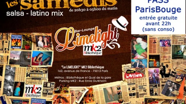 Samedi SALSA LATINO-MIX au LIMELIGHT de 20h à 05h