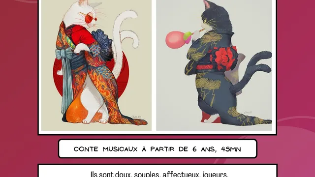 Chats-Pitres -  Conte musicaux à partir de 6 ans