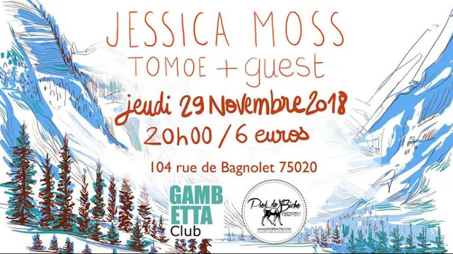 JESSICA MOSS en concert événement pour Pied de Biche