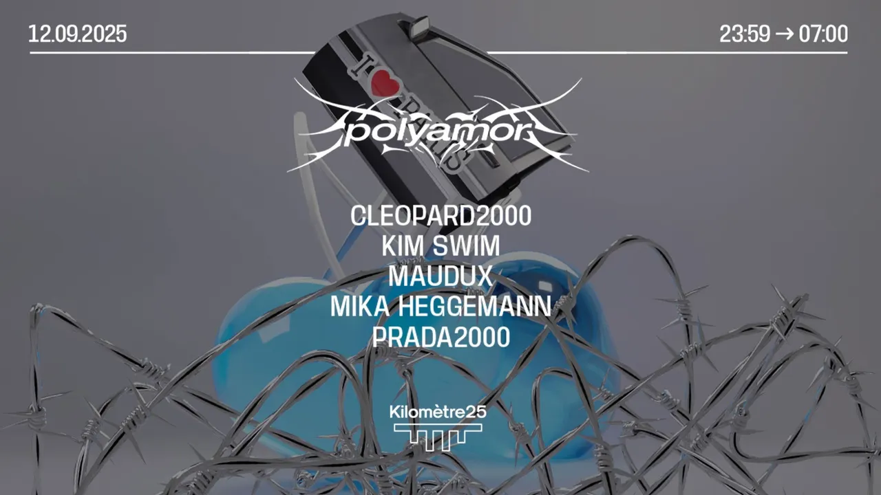 POLYAMOR : Prada2000, Mika Heggeman, Kim Swim, Cleopard2000 ven. 12 sept., 23:59