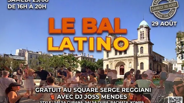 Le Bal Latino au Square Serge reggiani Gratuit