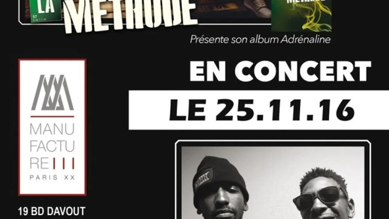 La Methode + Black Punhk en concert évènement à Paris