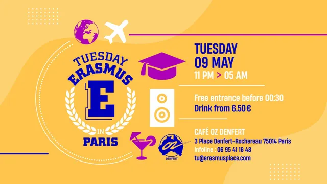 TUESDAY ERASMUS IN PARIS