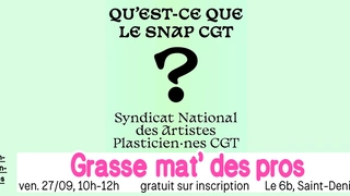 LA GRASSE MAT' DES PROS : Spéciale "Présentation et rencontre du SNAPcgt"
