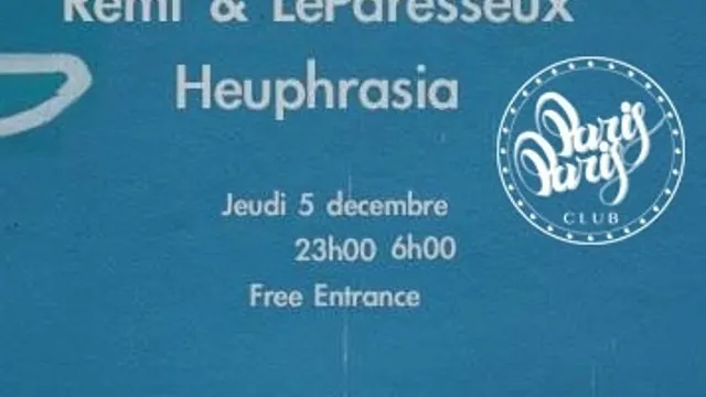 Paris Canaille Club & Friends